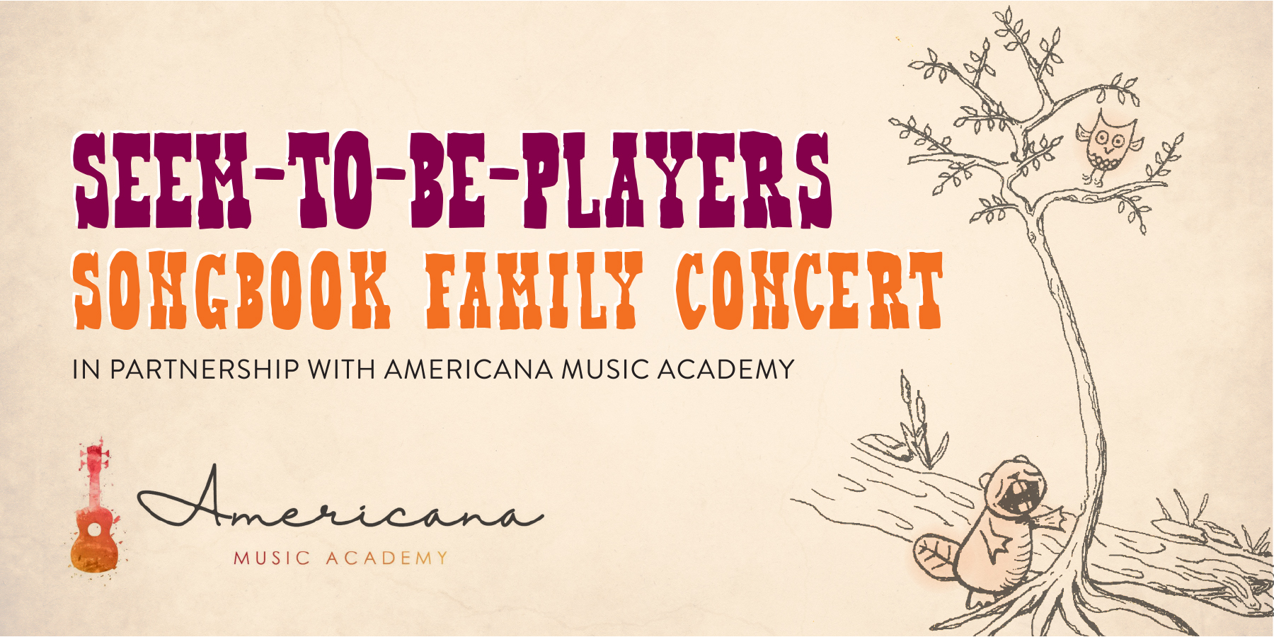 The Lawrence Arts Center presents The Seem-To-Be Players Family Songbook Concert